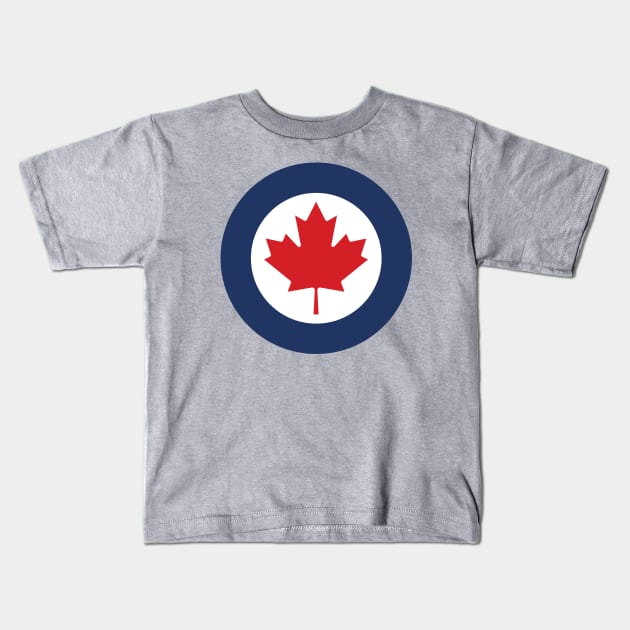 Canadian Air Force Roundel Kids T-Shirt by Lyvershop